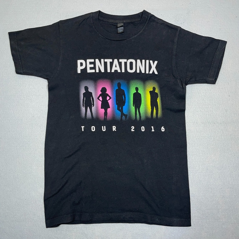 Pentatonix Tour 2016 Shirt Men Small Regular Fit Black Graphic Concert Tee